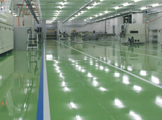 環(huán)氧防靜電平涂地坪